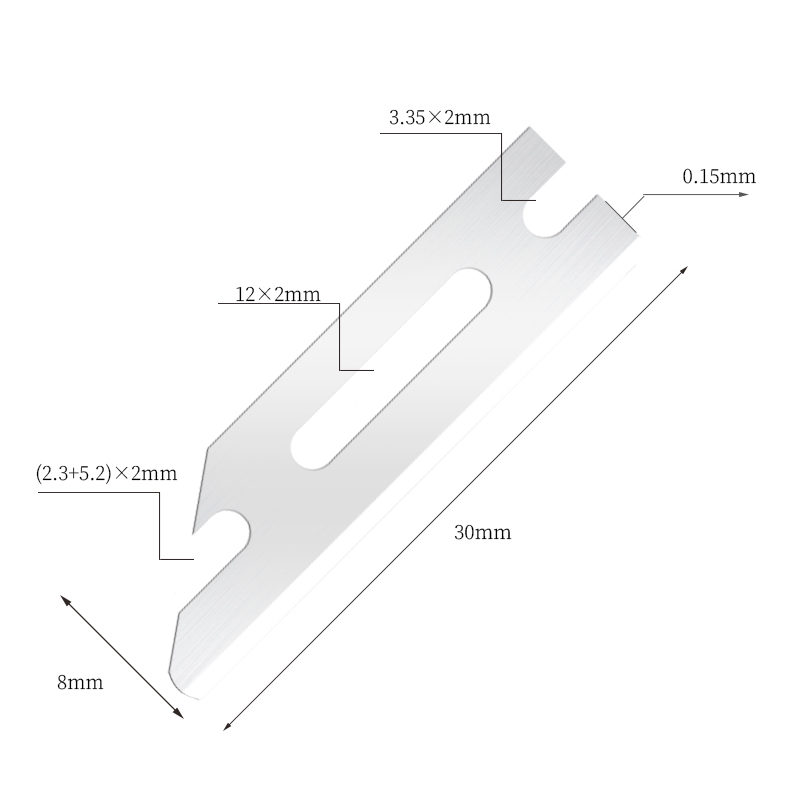 Lanna Razor Múnlú Cruach Dhosmálta Ultra-réidh Inaistrithe