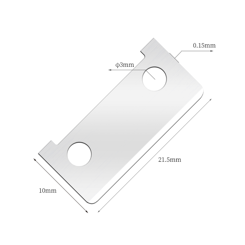 Lanna Razor Eyebrow Cruach Dhosmálta Imeall Gearrtha Aon-Thaobh