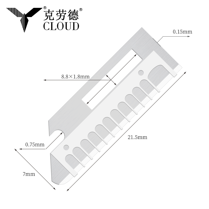 Lanna Scian Múnlú Eyebrow Cruach Dhosmálta Beachtas Sharp