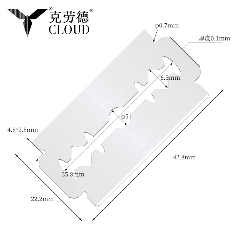 Super Steel 74 Lanna Lanna Razor Edge Dúbailte